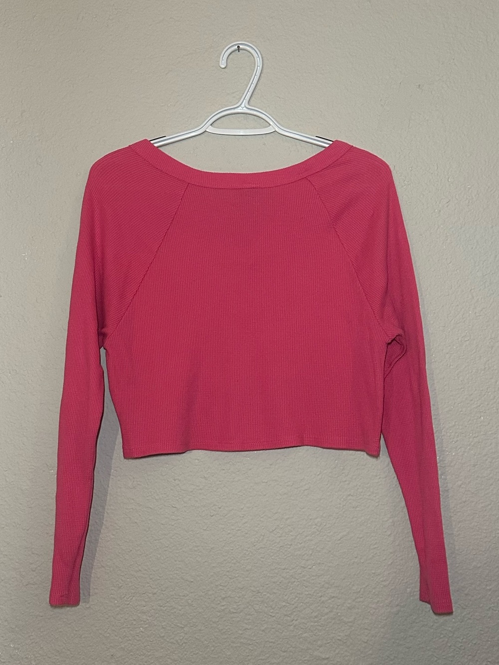 Long sleeve crop shirt